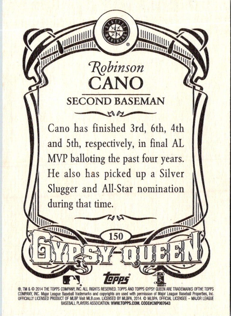 2014 Topps Gypsy Queen Robinson Cano