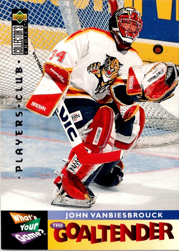 1995 Collector's Choice Player's Club John Vanbiesbrouck