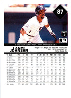 1992 Fleer Lance Johnson #87