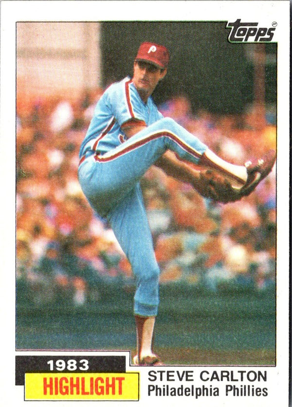 1984 Topps Nestle Steve Carlton #1