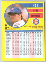 1991 Fleer Ryne Sandberg #431