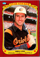 1986 Fleer Star Stickers Fred Lynn