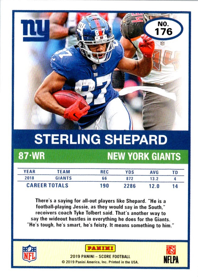 2019 Score Sterling Shepard