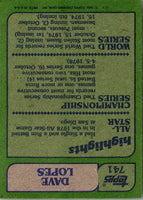 1982 Topps Dave Lopes #741