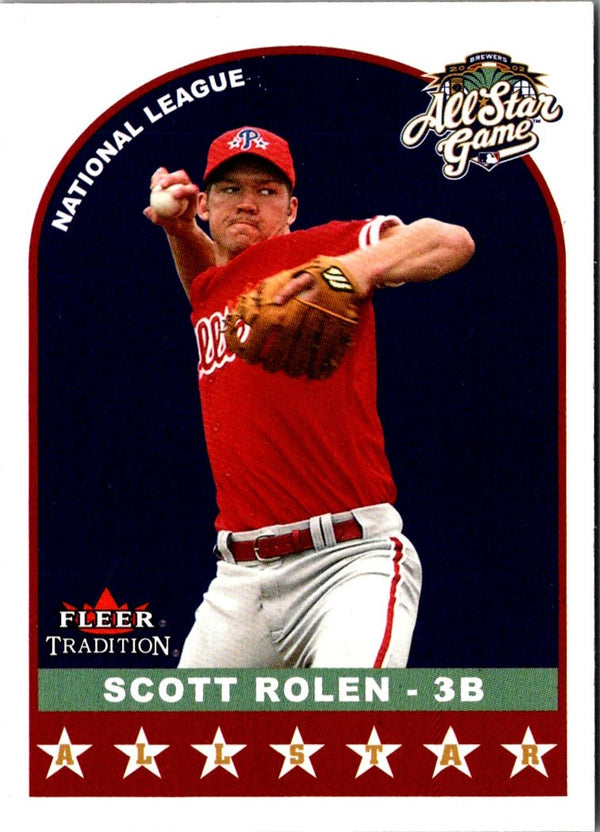 2002 Fleer Tradition Update Scott Rolen #U334