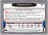 2014 Bowman Brandon Beachy #134