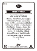 2012 Topps Magic Shonn Greene