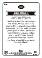 2012 Topps Magic Shonn Greene #216