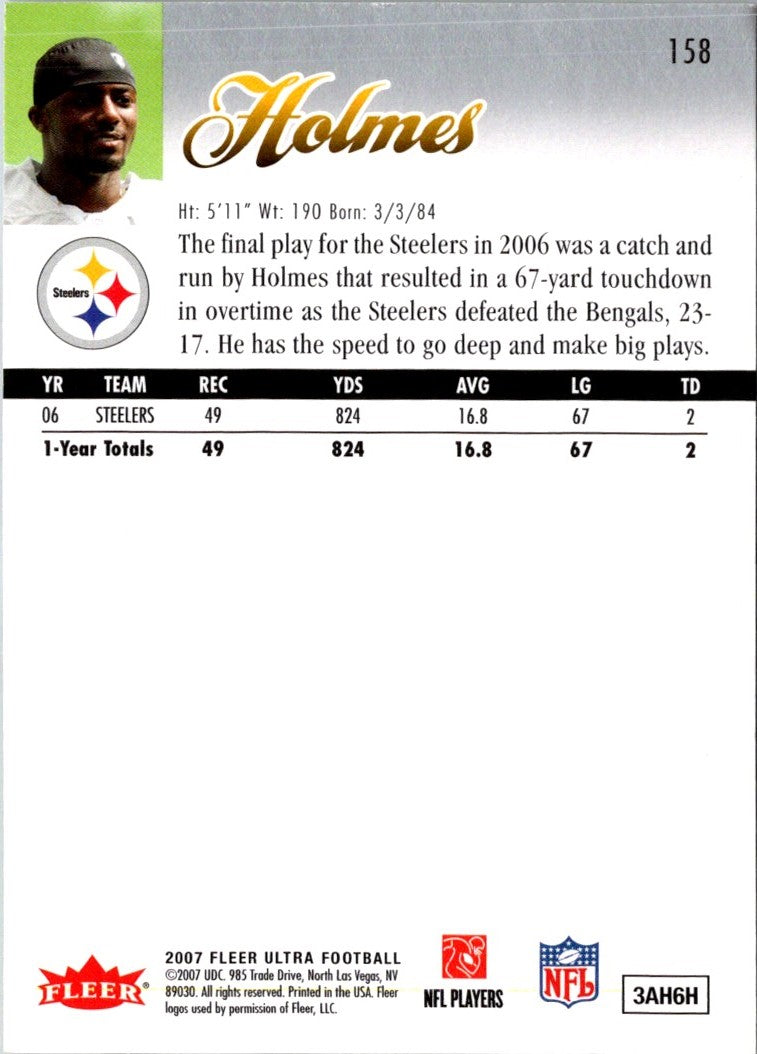 2007 Ultra Santonio Holmes