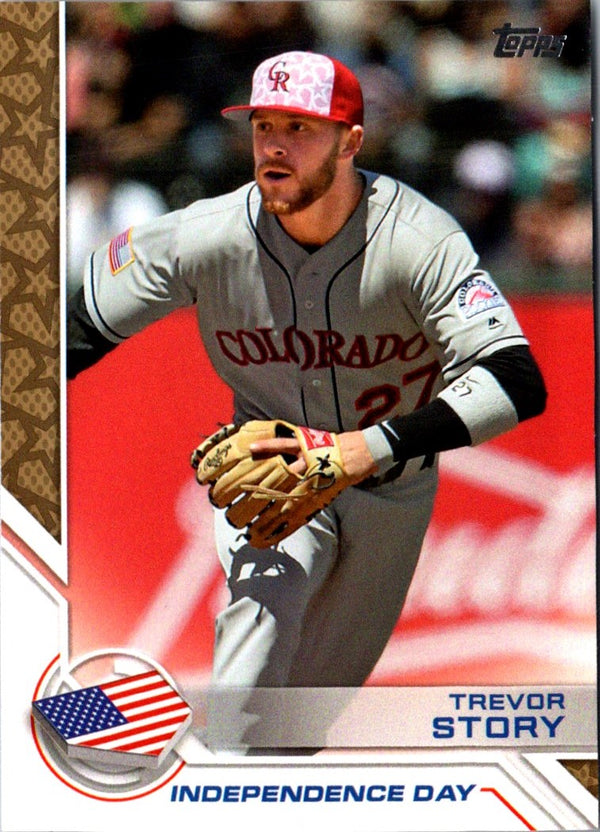 2017 Topps Independence Day Trevor Story #ID-9