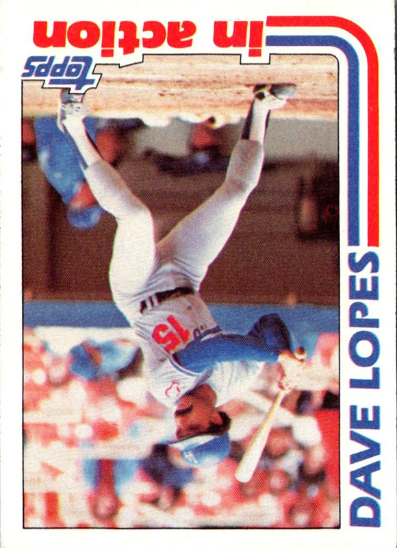 1982 Topps Dave Lopes #741
