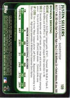 2011 Bowman Draft Picks & Prospects Justin Sellers #109 Rookie