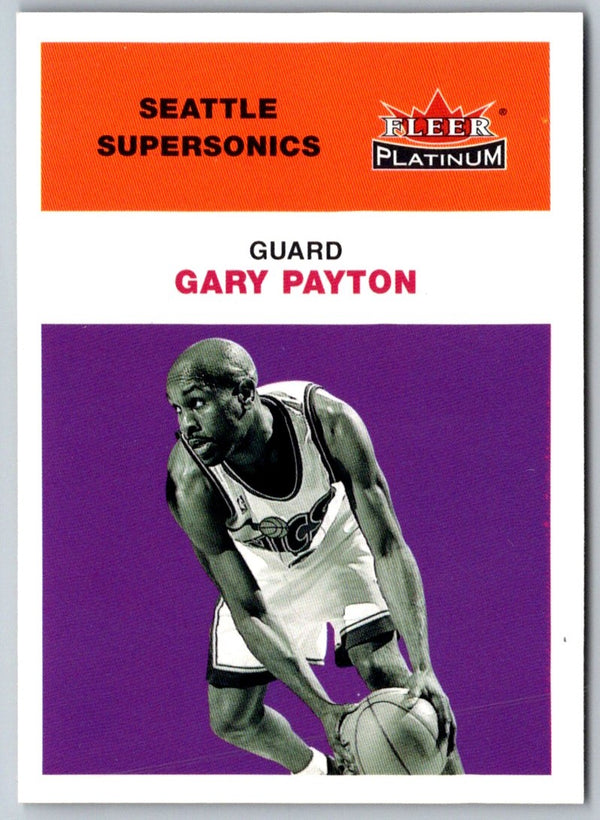 2001 Fleer Platinum Gary Payton #53