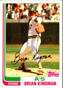 1982 Topps Brian Kingman