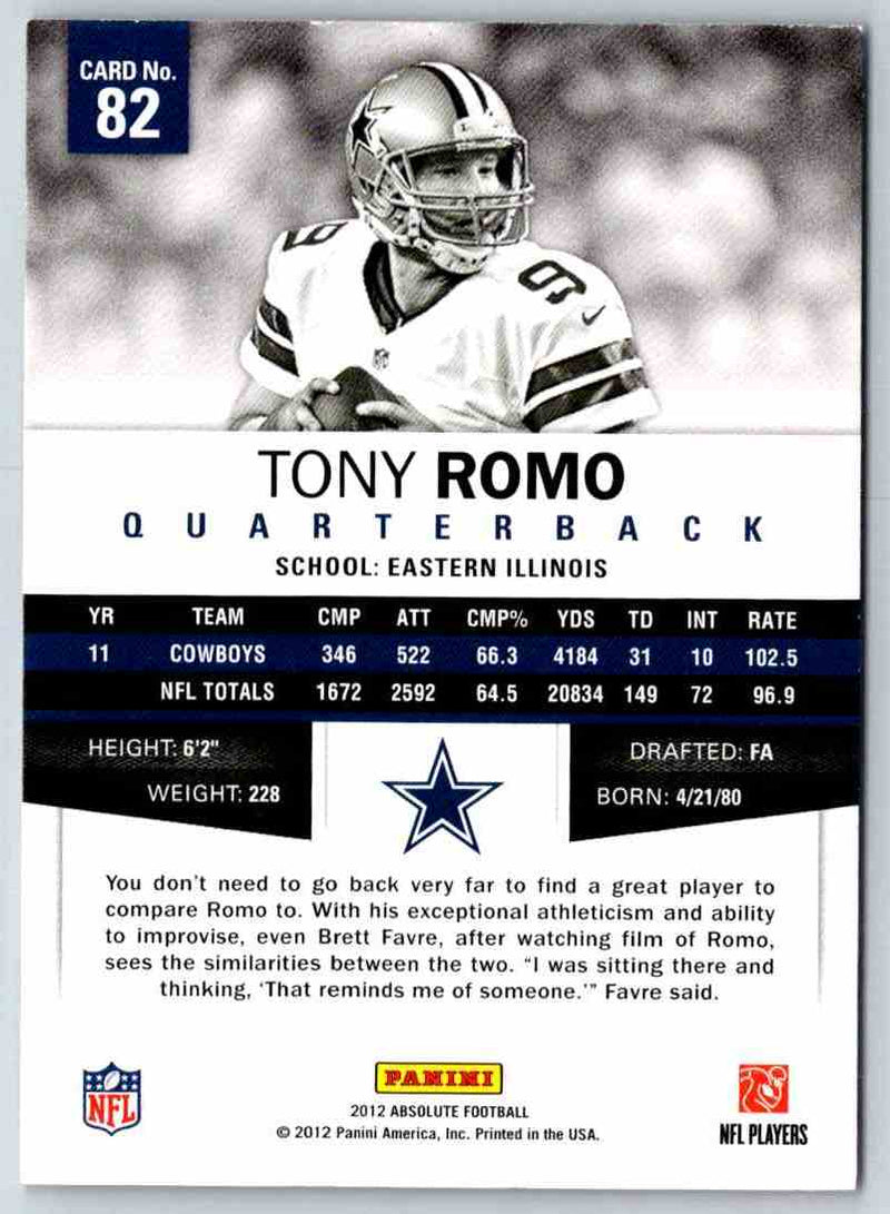 2012 Absolute Tony Romo