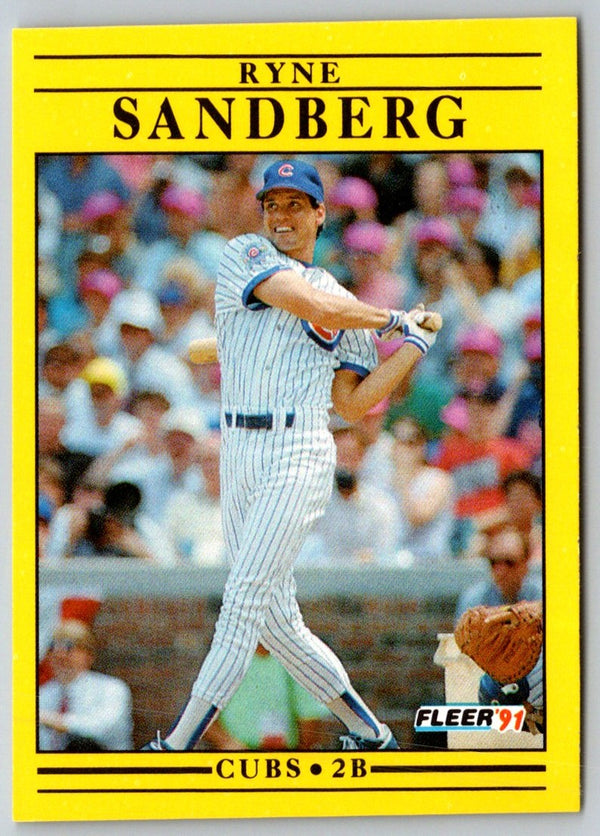 1991 Fleer Ryne Sandberg #431