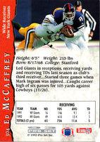 1993 Pro Set Ed McCaffrey #304