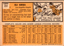 1963 Topps Eli Grba