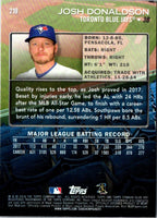 2018 Stadium Club Josh Donaldson #219