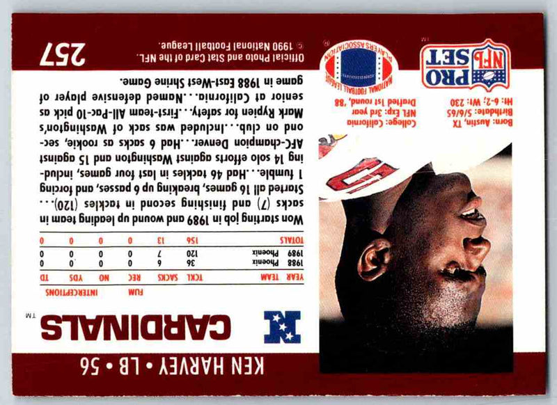 1990 Pro Set Ken Harvey