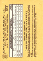 1985 Leaf Ron Darling #256