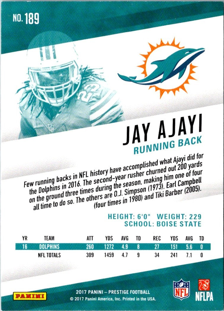 2017 Panini Prestige Jay Ajayi