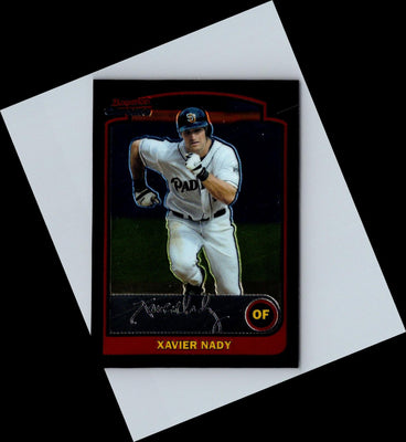 2003 Bowman Chrome Draft Picks & Prospects Xavier Nady #BDP25
