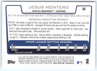 2012 Bowman Jesus Montero #30