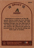2002 Fleer Tradition Update Junior Spivey #U333