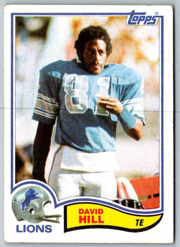 1982 Topps David Hill #340