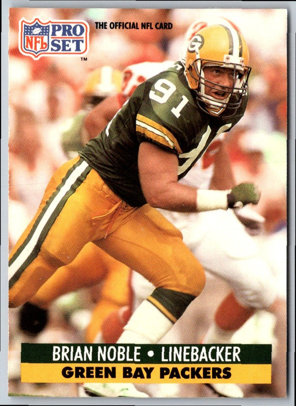 1991 Pro Set Brian Noble #159