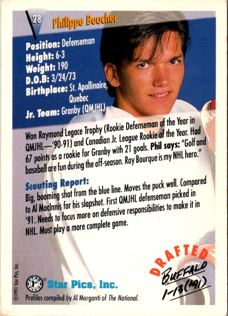 1991 Star Pics Philippe Boucher