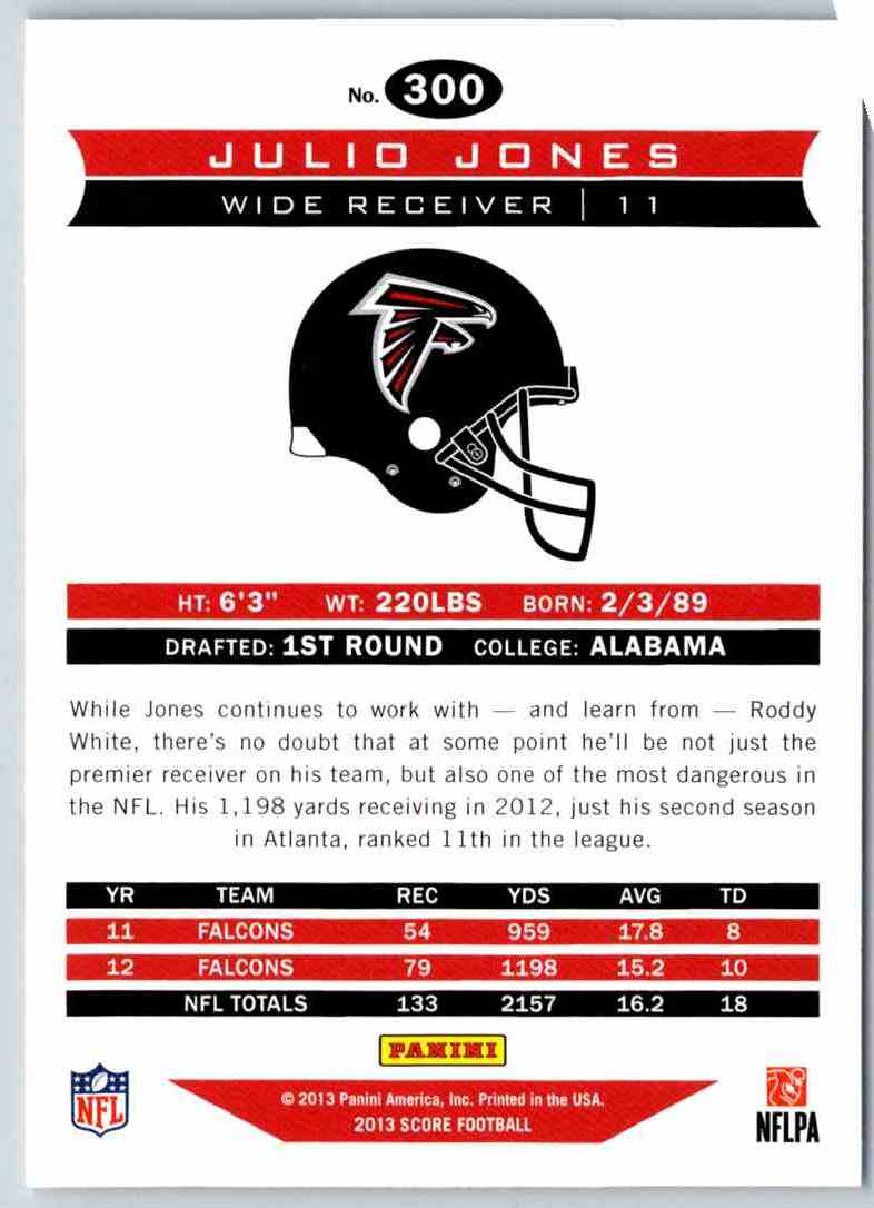 2013 Score Julio Jones