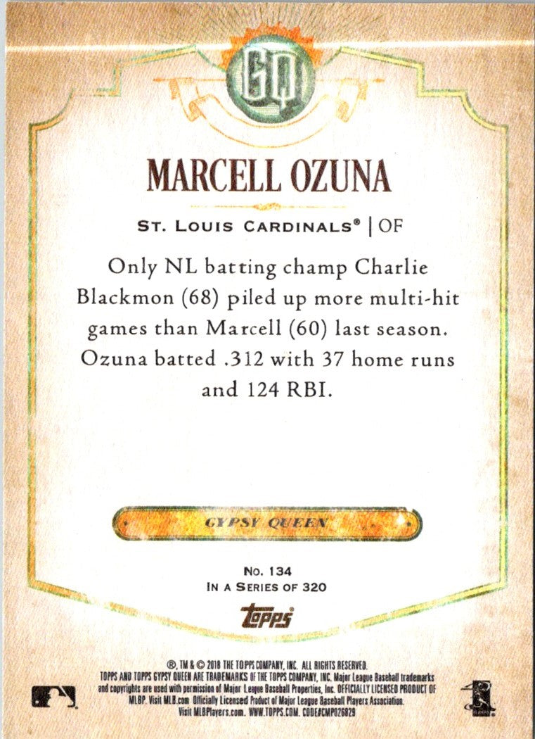 2018 Topps Gypsy Queen Marcell Ozuna