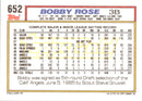 1992 Topps Bobby Rose