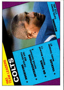 1984 Topps Colts Team Leaders - Curtis Dickey