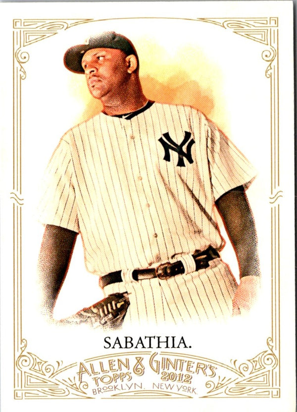 2012 Topps Allen & Ginter CC Sabathia #223