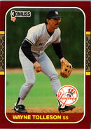 1987 Donruss Opening Day Wayne Tolleson