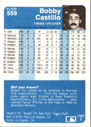 1984 Fleer Bobby Castillo