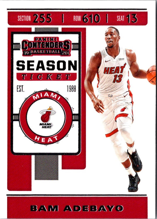 2019 Panini Contenders Bam Adebayo #8