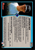 2001 Bowman Draft Picks & Prospects Jayson Nix #BDP103 Rookie