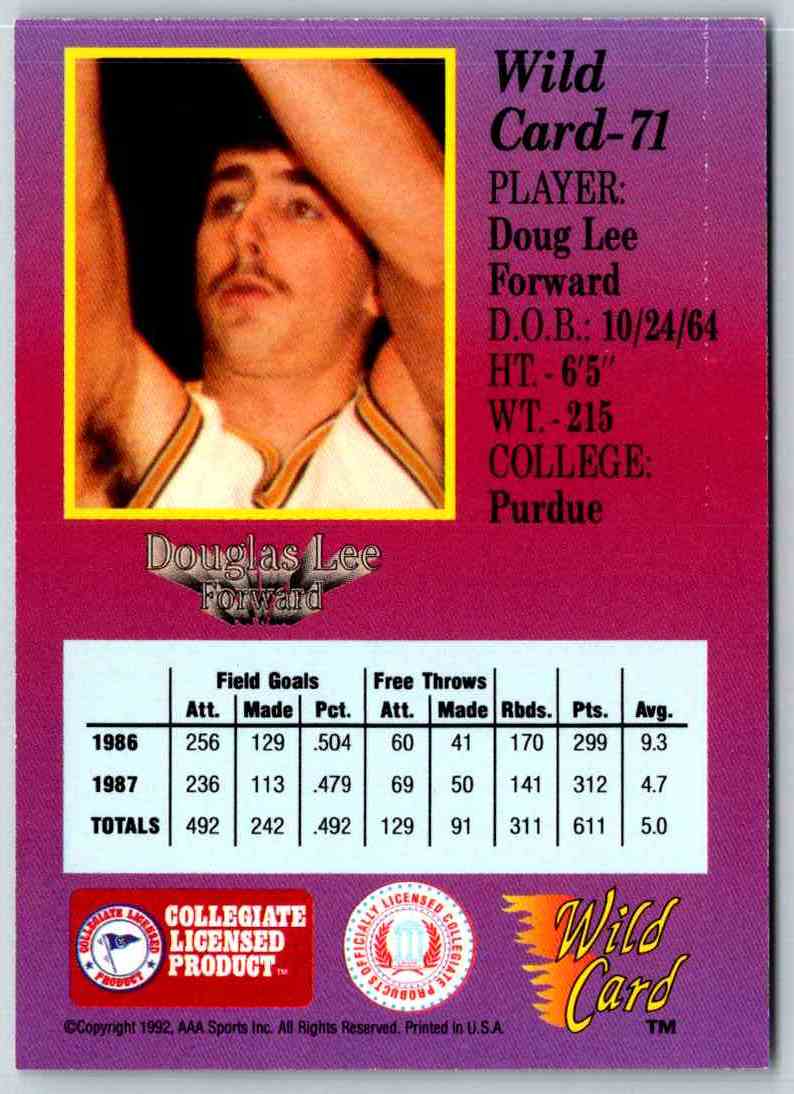 1991 WildCard Doug Lee