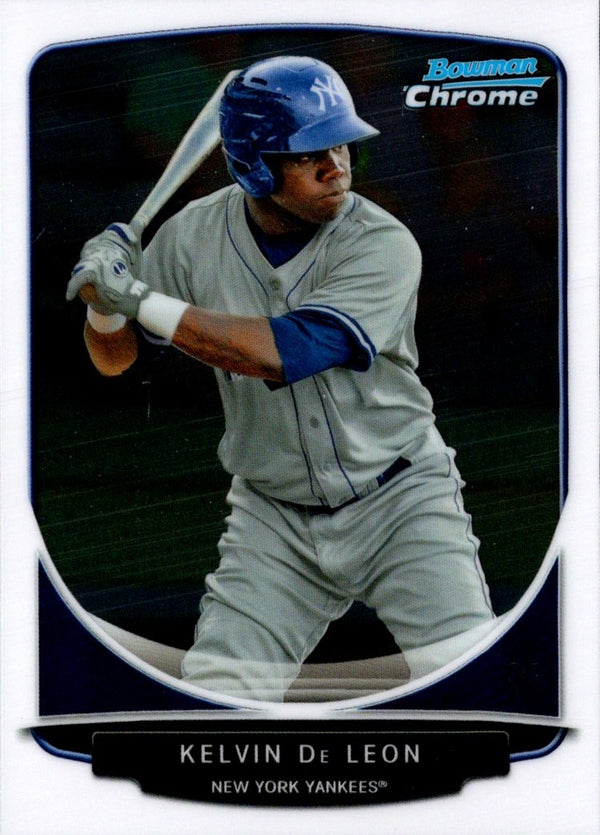 2013 Bowman Chrome Prospects Kelvin De Leon #BCP86