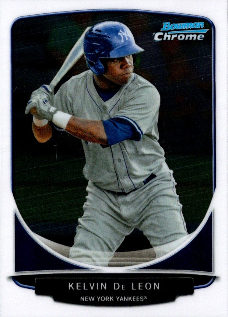 2013 Bowman Chrome Prospects Kelvin De Leon