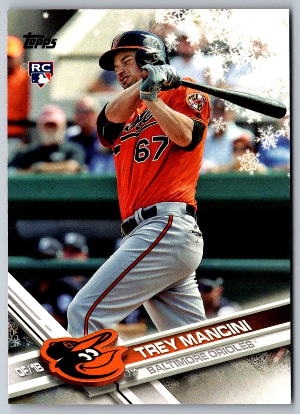 2017 Topps Holiday Trey Mancini #HMW90 Rookie