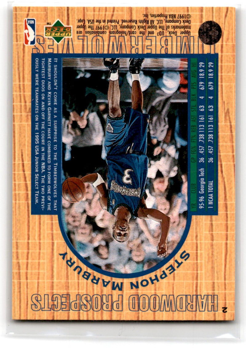 1996 Upper Deck UD3 Stephon Marbury