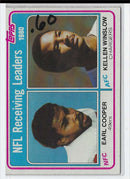 1981 Topps 1980 Receiving Leaders - Earl Cooper/Kellen Winslow