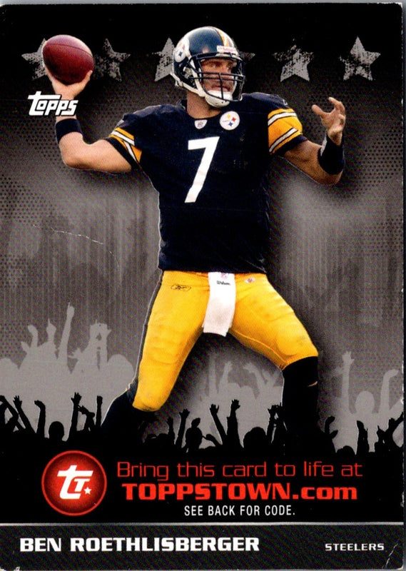 2009 Topps ToppsTown Silver Ben Roethlisberger #TTT19