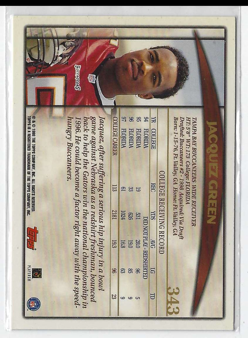 1998 Topps Jacquez Green