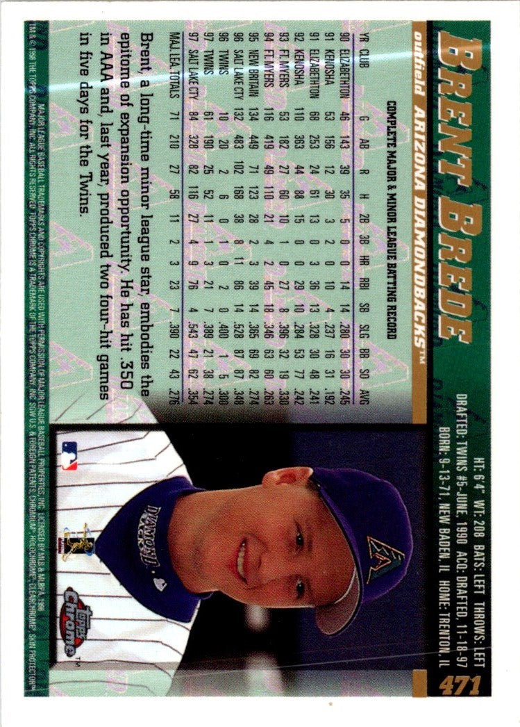 1998 Topps Brent Brede